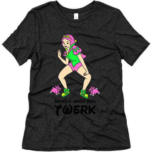 Whistle While You Twerk Women's Triblend Tee