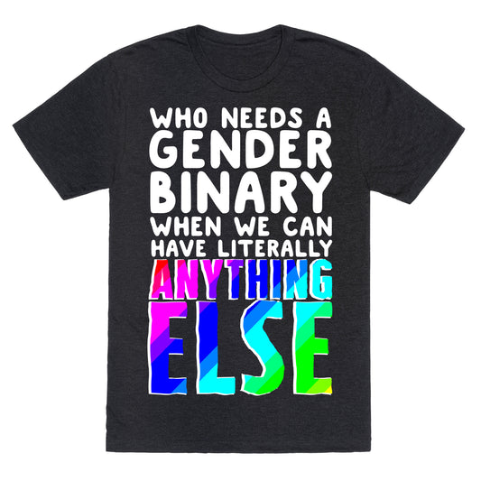 Why Gender Binary Unisex Triblend Tee
