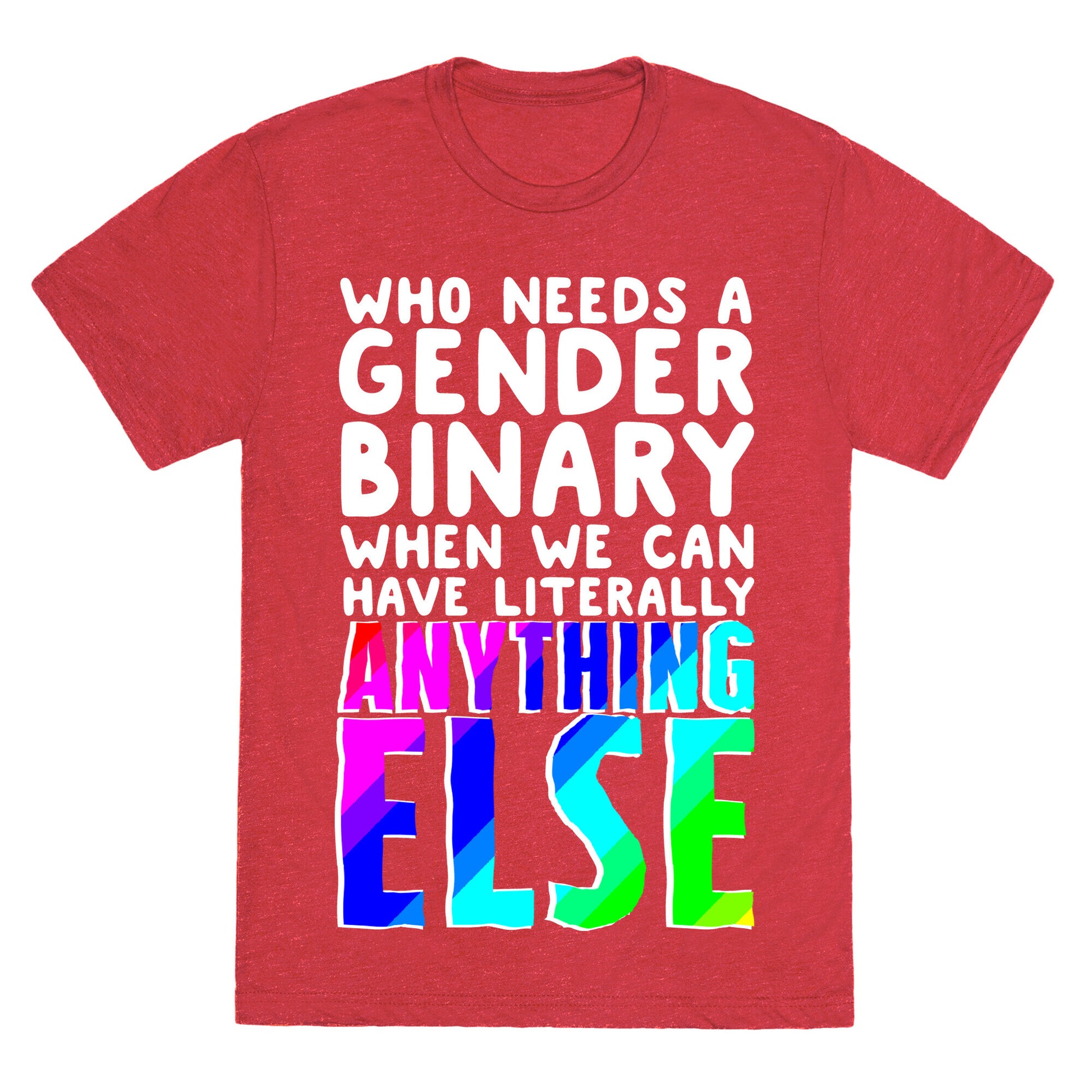 Why Gender Binary Unisex Triblend Tee