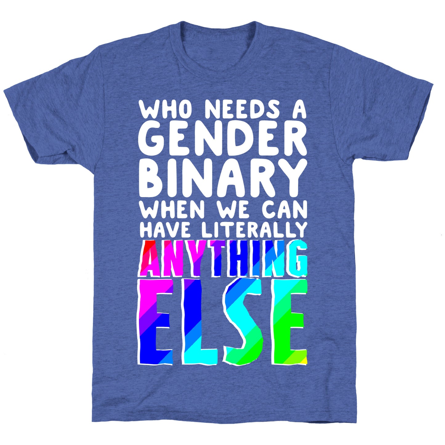 Why Gender Binary Unisex Triblend Tee