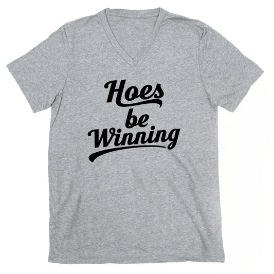 Hoes be Winning V-Neck