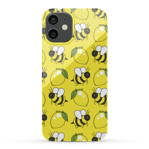 Lemon and Bee Phone Case