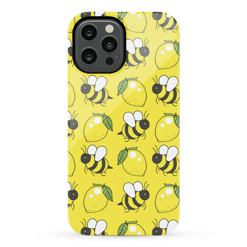 Lemon and Bee Phone Case