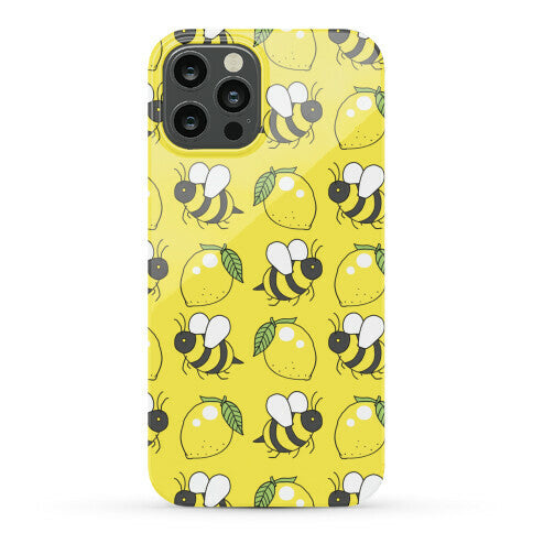 Lemon and Bee Phone Case
