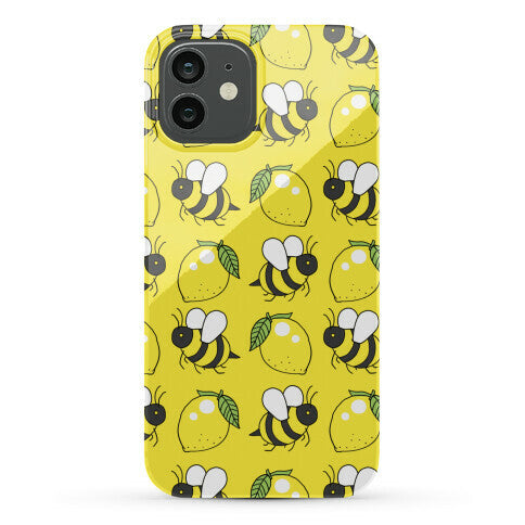 Lemon and Bee Phone Case