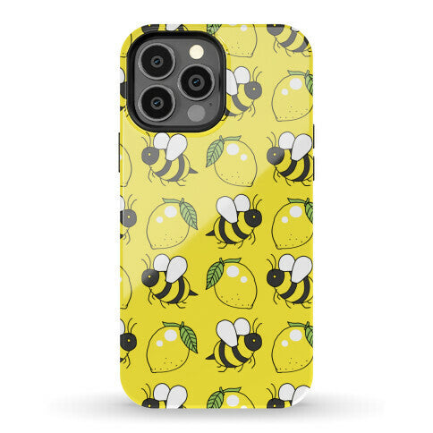 Lemon and Bee Phone Case