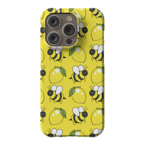 Lemon and Bee Phone Case