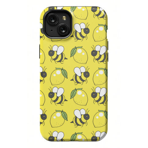 Lemon and Bee Phone Case