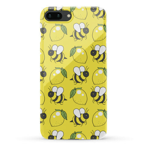 Lemon and Bee Phone Case
