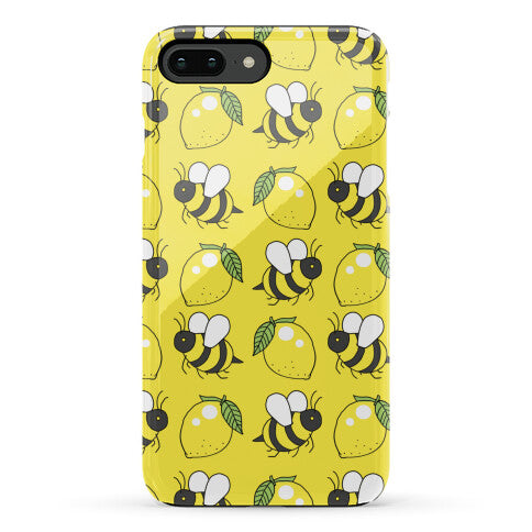 Lemon and Bee Phone Case