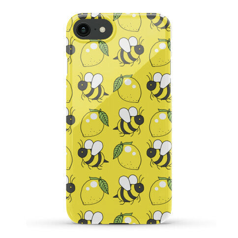Lemon and Bee Phone Case