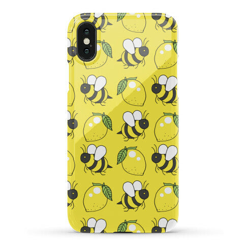 Lemon and Bee Phone Case