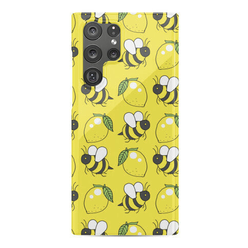 Lemon and Bee Phone Case