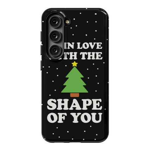 I'm In Love With The Shape Of You Christmas Tree Phone Case