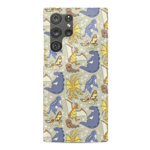 Godzilla and Friends Pattern Phone Case