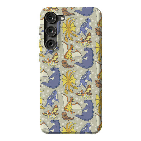 Godzilla and Friends Pattern Phone Case
