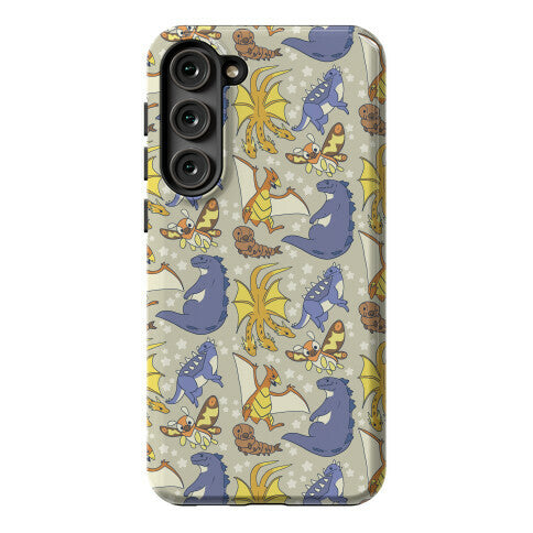 Godzilla and Friends Pattern Phone Case