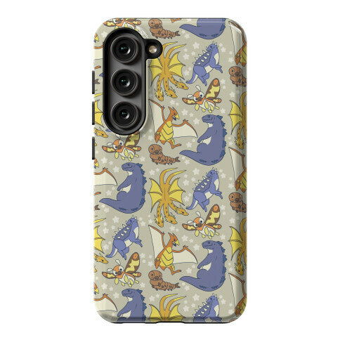 Godzilla and Friends Pattern Phone Case