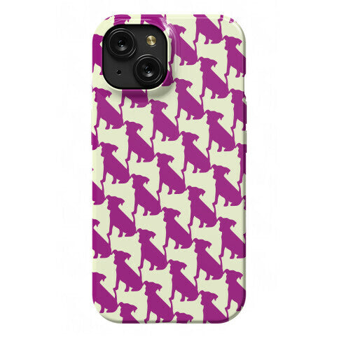 Dogtooth Pattern Phone Case