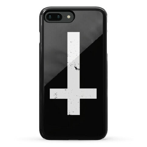 Upside Down Cross Phone Case