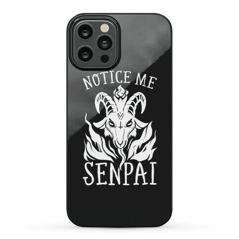 Notice Me Senpai! (Baphomet) Phone Case