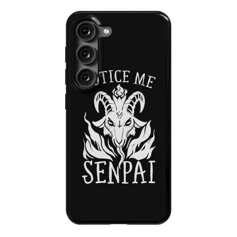 Notice Me Senpai! (Baphomet) Phone Case