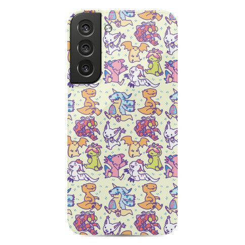 Digital Monsters Pattern Phone Case