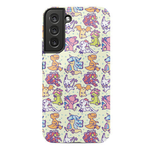 Digital Monsters Pattern Phone Case