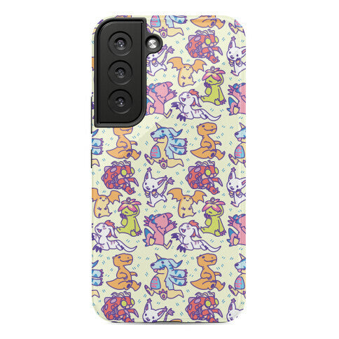 Digital Monsters Pattern Phone Case