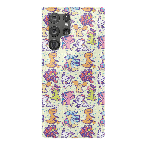 Digital Monsters Pattern Phone Case