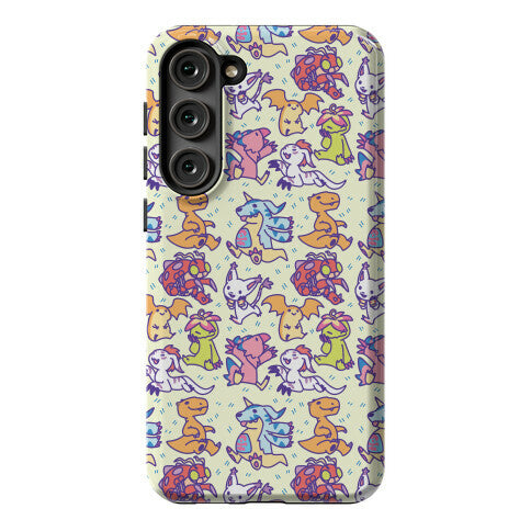 Digital Monsters Pattern Phone Case