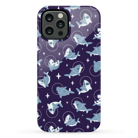 Space Shark Pattern Phone Case