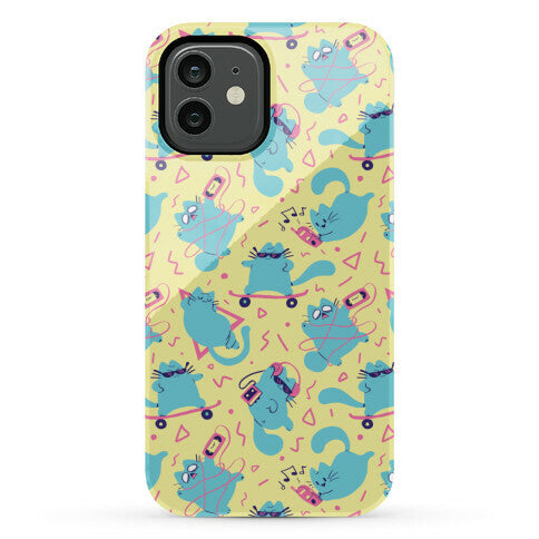90's Cats Pattern Phone Case