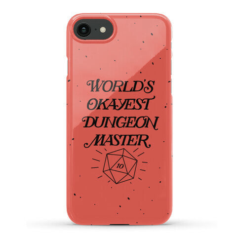 World's Okayest Dungeon Master Phone Case