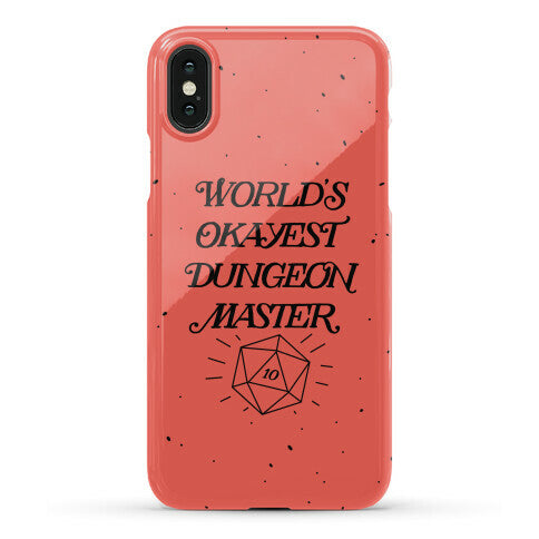 World's Okayest Dungeon Master Phone Case