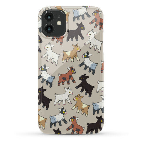 Baby Goats On Baby Goats Pattern Phone Case