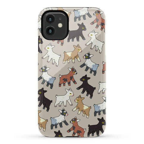 Baby Goats On Baby Goats Pattern Phone Case