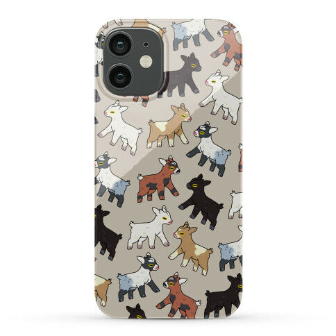 Baby Goats On Baby Goats Pattern Phone Case