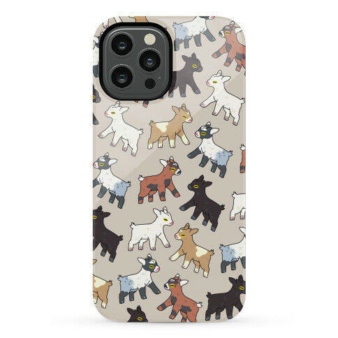 Baby Goats On Baby Goats Pattern Phone Case