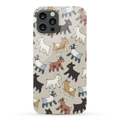 Baby Goats On Baby Goats Pattern Phone Case