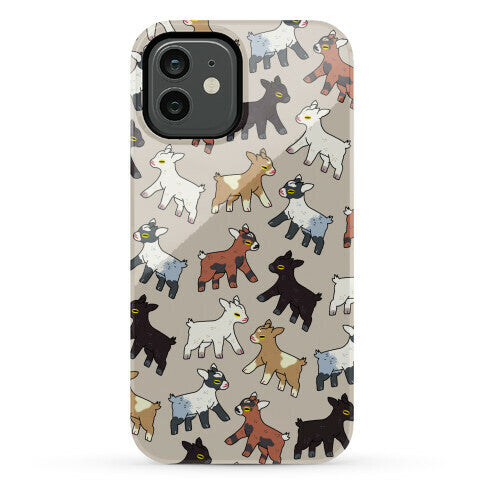 Baby Goats On Baby Goats Pattern Phone Case