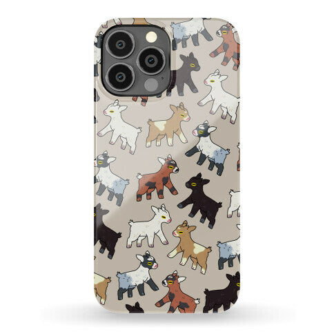 Baby Goats On Baby Goats Pattern Phone Case