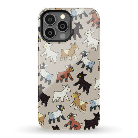 Baby Goats On Baby Goats Pattern Phone Case