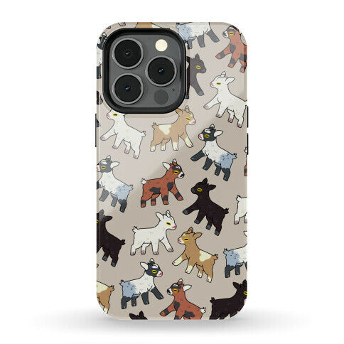 Baby Goats On Baby Goats Pattern Phone Case