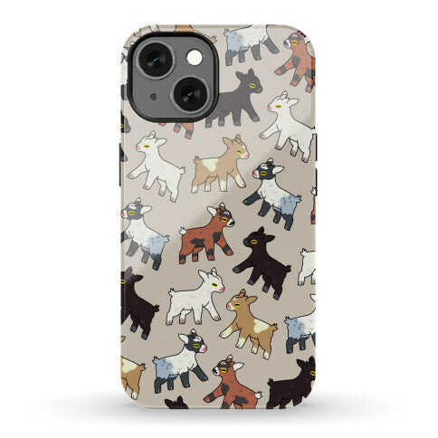 Baby Goats On Baby Goats Pattern Phone Case