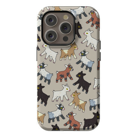 Baby Goats On Baby Goats Pattern Phone Case