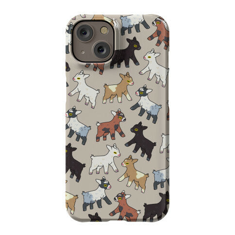 Baby Goats On Baby Goats Pattern Phone Case