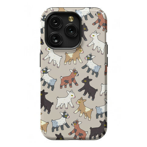 Baby Goats On Baby Goats Pattern Phone Case