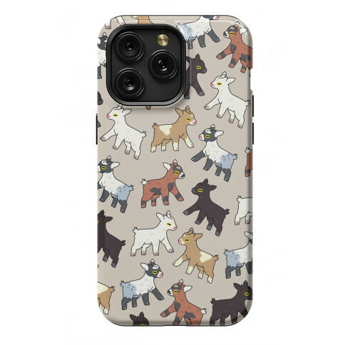 Baby Goats On Baby Goats Pattern Phone Case