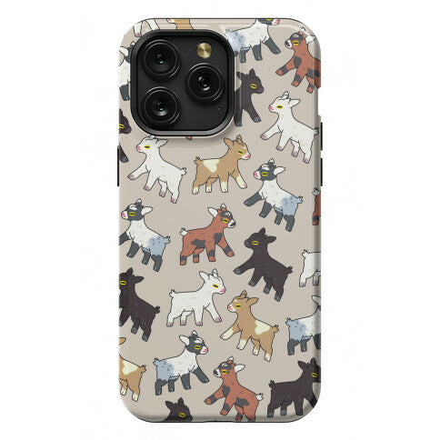 Baby Goats On Baby Goats Pattern Phone Case